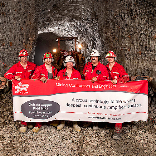 Image de project - mine Kidd Creek - La Plus Profonde Rampe Continue De Surface Du Monde